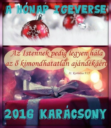 2016 - december hónap igeverse